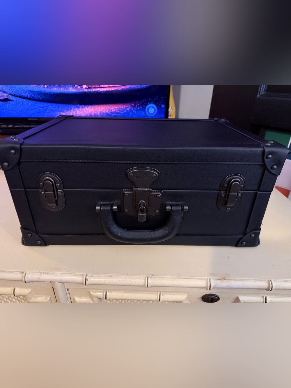 RARE Coach New York Retail Display Trunk Case | Prop #2